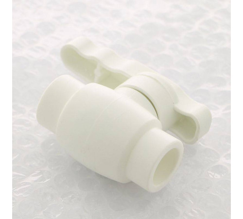 Кран шаровой PPR Pro Aqua Standart 20 мм белый с ручкой PA44008