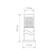 Ландшафтный светильник 1507 Techno черный IP54 1507 Techno черный
