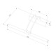 Настенный светодиодный светильник Simple LED никель Simple LED 10W 1011 IP20 никель