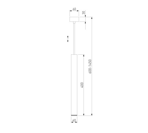 Подвесной светодиодный светильник 50245 LED