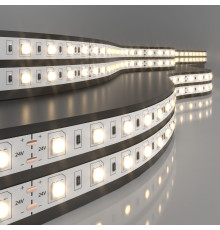 Светодиодная лента 24 В 14,4 Вт/м 60 Led/м 5050 IP20, теплый белый 3300K, 5 м Лента светодиодная 24V 14,4W 60Led 5050 IP20 теплый белый, 5м