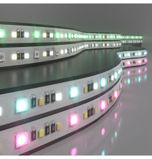 Светодиодная лента24 В 16 Вт/м 90 Led/м 5050+2835+2835 IP20, MIX RGB/теплый белый 3300K/холодный белый 6500K, 5 м Лента светодиодная 24V 16W 90Led 5050+2835+2835 IP20 MIX RGB/теплый белый/холодный белый, 5м
