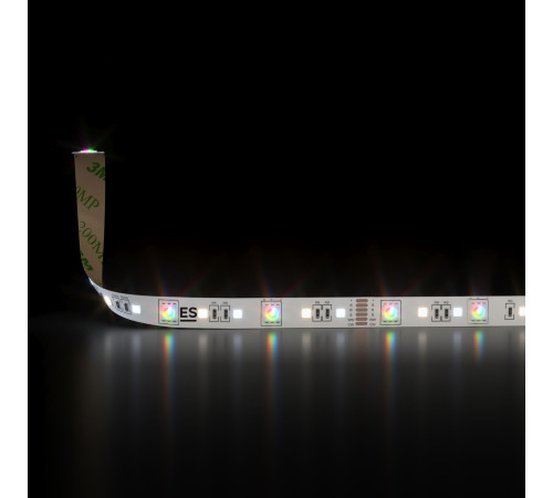 Светодиодная лента24 В 16 Вт/м 90 Led/м 5050+2835+2835 IP20, MIX RGB/теплый белый 3300K/холодный белый 6500K, 5 м Лента светодиодная 24V 16W 90Led 5050+2835+2835 IP20 MIX RGB/теплый белый/холодный белый, 5м