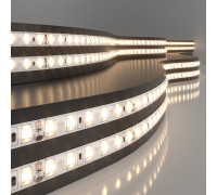 Светодиодная лента 24 В 9,6 Вт/м 120 Led/м 2835 IP65, теплый белый 3300K, 5 м Лента светодиодная 24V 9,6W 120Led 2835 IP65 теплый белый, 5м