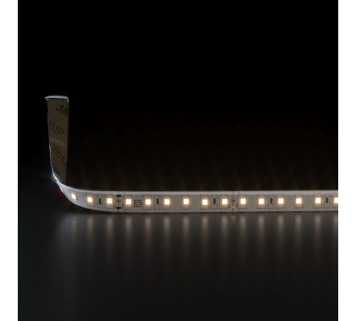 Светодиодная лента 24 В 9,6 Вт/м 120 Led/м 2835 IP65, теплый белый 3300K, 5 м Лента светодиодная 24V 9,6W 120Led 2835 IP65 теплый белый, 5м