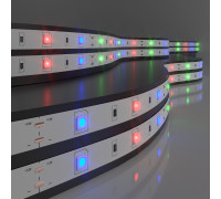 Светодиодная лента Бегущая волна 12 В 7,2 Вт/м 30 Led/м 5050 IP20, RGB 5 м Лента светодиодная 12V 7,2W 30Led 5050 IP20 бегущая волна, 5м