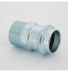 Муфта переходная пресс-Н Viega Prestabo Labs-free оцинкованная сталь 22х3/4 714994