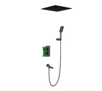 Душевая система встроенная с термостатом Timo Petruma SX-5019/03SM черный SX-5019/03SM