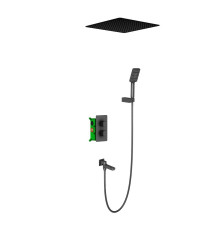 Душевая система встроенная с термостатом Timo Petruma SX-5019/03SM черный SX-5019/03SM