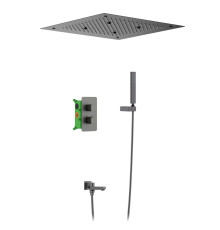 Душевая система встроенная с термостатом Timo Petruma SX-5019/18SM черное золото SX-5019/18SM