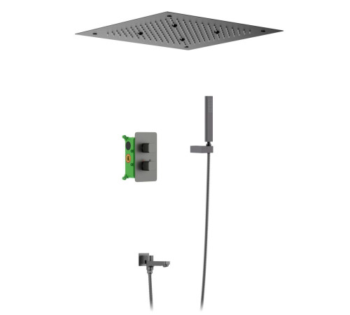 Душевая система встроенная с термостатом Timo Petruma SX-5019/18SM черное золото SX-5019/18SM