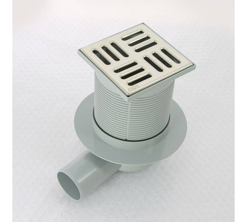 Трап для душа Alca 105х105 мм боковой выпуск 50 мм комбинированный затвор APV31