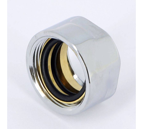 Соединитель для медной трубы Carlo Poletti 18 мм хром A58411B