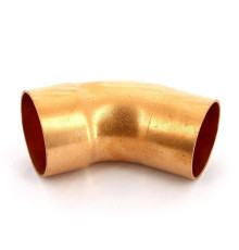 Угол медный Hailiang 45° 54 мм под пайку двухраструбный 95041 HL112196