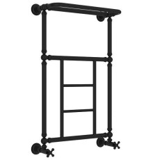 Полотенцесушитель водяной Сунержа Ренессанс 500x860 мм матовый черный 31-0282-8650