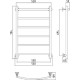 Полотенцесушитель водяной Стилье Версия-Н2 56x79.4 см без покрытия 00622-8050