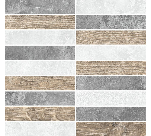 Мозаика Laparet Java микс серый 28.6х29.8 см х9999287121