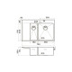 Кухонная мойка Omoikiri Akisame 78-2-R-IN 78x51 см нержавеющая сталь 4973063