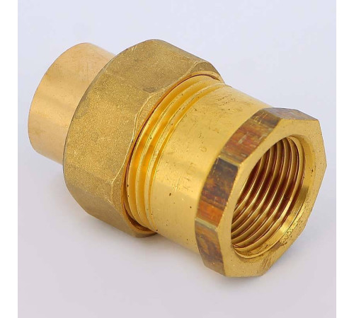 Разъемное соединение Viega 94343G пайка — внутренняя резьба с плоской прокладкой 22х3/4 117399