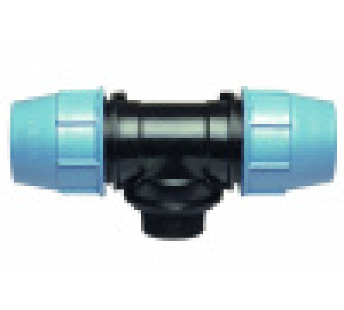 Тройник компрессионный Unidelta 40х1 1/4х40 мм НР 1010040005