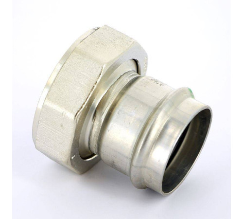 Муфта пресс Viega Sanpress Inox с накидной гайкой 54х2 1/2 нержавеющая сталь 437992