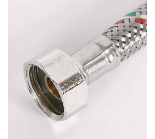 Гибкая подводка для воды Uni-Fitt 1/2 НВ 250 см нержавеющая сталь 501S2025