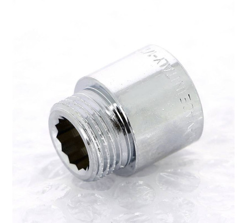 Удлинитель хромированный Tiemme 1/2 x 20 мм НВ 1500060