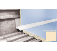 Профиль для плитки внутренний Cezar VS125 7 мм светло-бежевый VS125