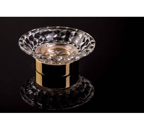 Мыльница настольная Boheme Murano Cristal хром 10204