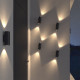 Уличный настенный поворотный светильник GIRA D LED IP54 35127/D черный