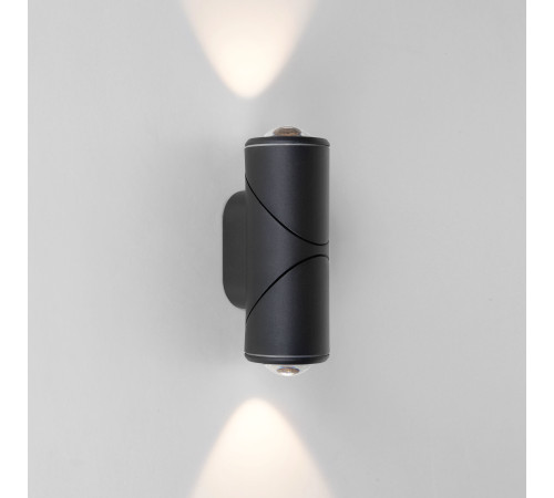 Уличный настенный поворотный светильник GIRA D LED IP54 35127/D черный