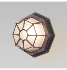 Уличный настенный светильник Telarana S капучино GL 1023D