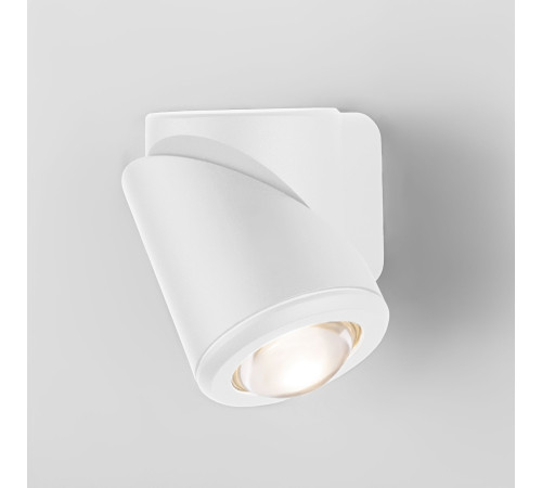 Уличный поворотный светодиодный настенный светильник GIRA U LED IP54 35127/U черный