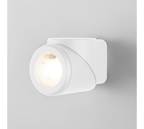 Уличный поворотный светодиодный настенный светильник GIRA U LED IP54 35127/U черный