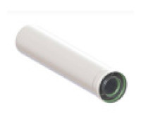 Удлинение коаксиальное Gekon 60/100 мм 2000 мм алюминий GKD 60100L200AL