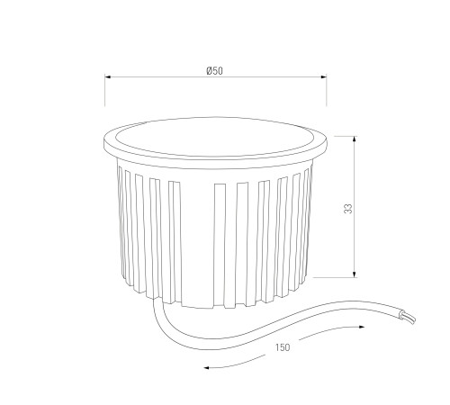 Умный светодиодный модуль 7W 2700-6500K 113° CCT+DIM (BMGU1005) BMGU1005