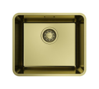 Кухонная мойка Omoikiri Omi 43-U/I Ultra Mini LG светлое золото 43x17,9 см 4997403