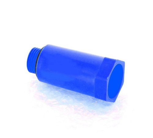 Заглушка монтажная Uni-Fitt 1/2 наружная резьба с кольцом O-Ring синяя 608B2001