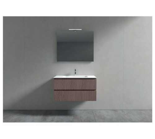 Тумба подвесная для раковины BMT Galaxy 700х500х486 мм 2 ящика белый матовый/Titanio 937 106 HEF 01 010