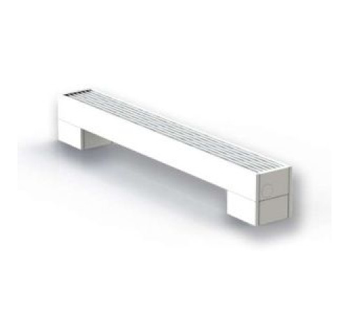 Конвектор напольный Gekon Level U/FSO 80x1200x130 мм нижнее подключение RAL 9016 GLUF0.00812013/FSO/RAL9016