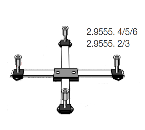Ножки для душевого поддона Laufen 2.9555.5.000.000.1
