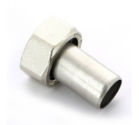 Муфта пресс Viega Sanpress Inox с накидной гайкой 28х1 нержавеющая сталь 437633