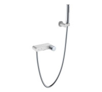 Смеситель для душа Boheme Stick белый/хром 123-WCR.2