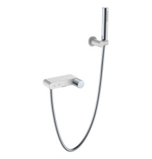 Смеситель для душа Boheme Stick белый/хром 123-WCR.2