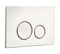 Кнопка смыва Boheme для инсталляции 2 режима нержавеющая сталь хром 649-CR