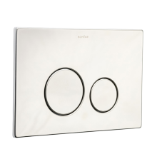 Кнопка смыва Boheme для инсталляции 2 режима нержавеющая сталь хром 649-CR