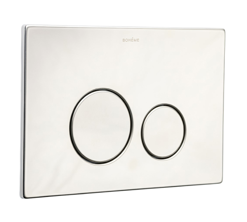 Кнопка смыва Boheme для инсталляции 2 режима нержавеющая сталь хром 649-CR
