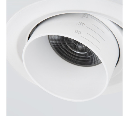 Встраиваемый точечный светодиодный светильник 9920 LED 15W 4200K белый