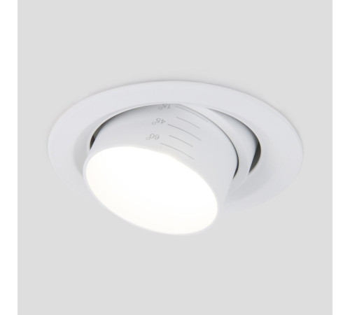 Встраиваемый точечный светодиодный светильник 9920 LED 15W 4200K белый