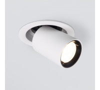 Встраиваемый точечный светодиодный светильник 9917 LED 10W 4200K белый матовый